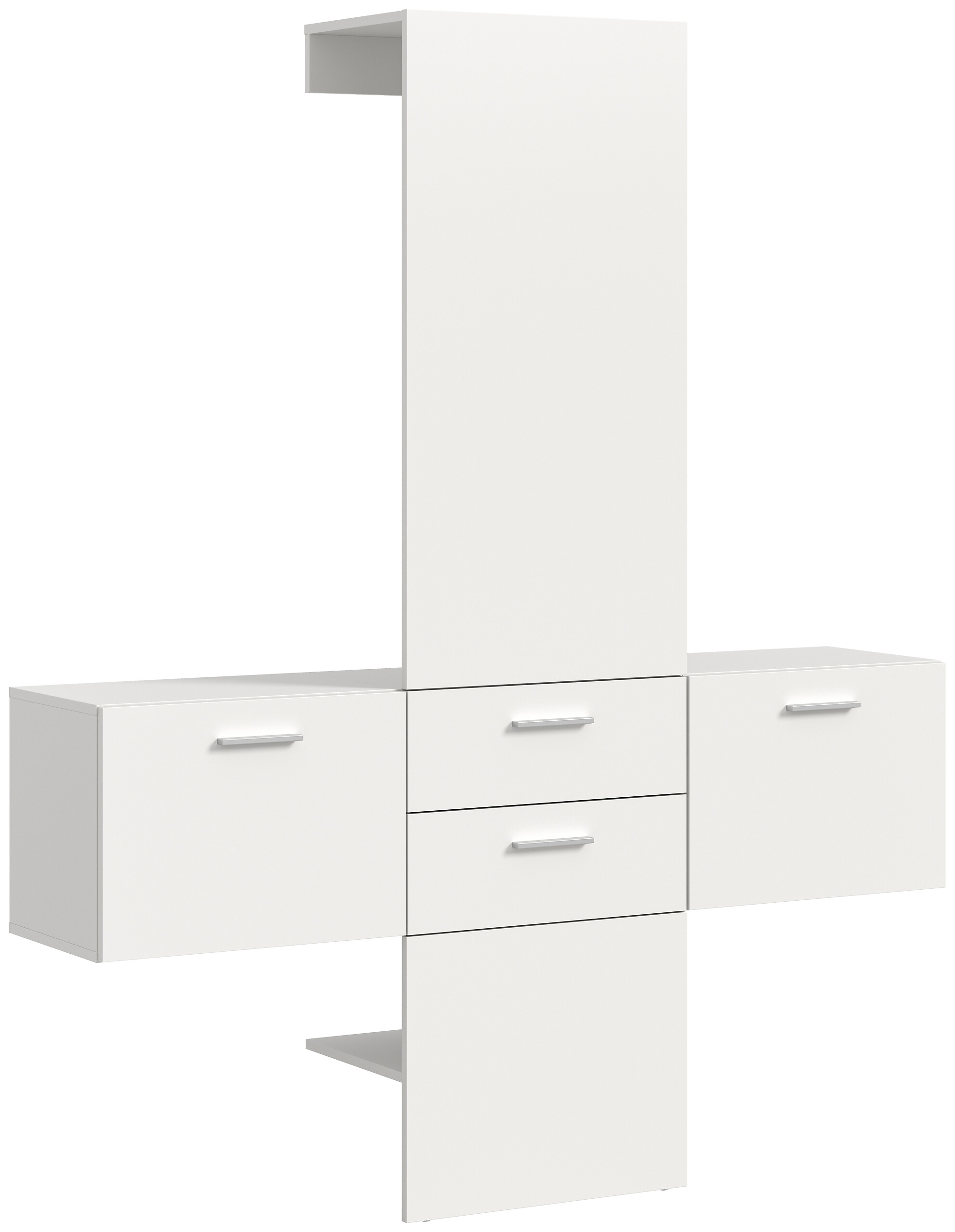 Garderobe VAGA weiß B/H/T: ca. 156x190x36 cm