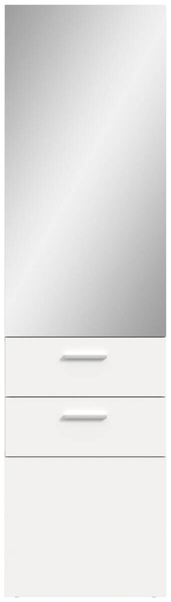 Garderobenpaneel VAGA weiß B/H/T: ca. 52x190x36 cm