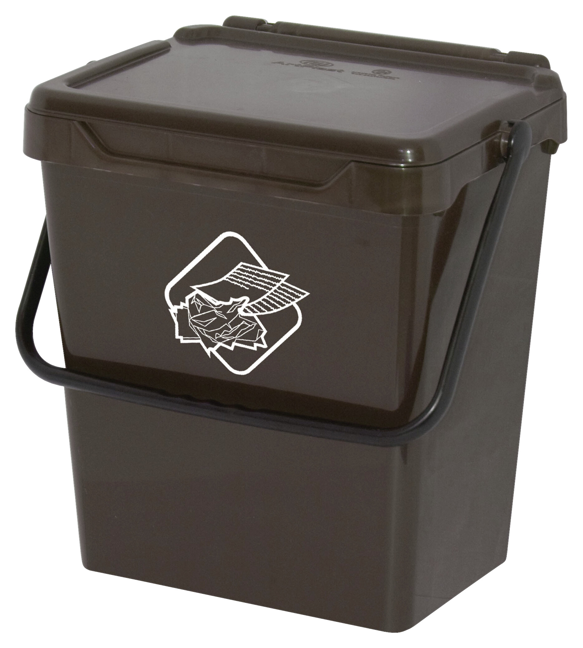 Eco-Logico Eimer braun Polypropylen B/H/L: ca. 30,5x39x40 cm