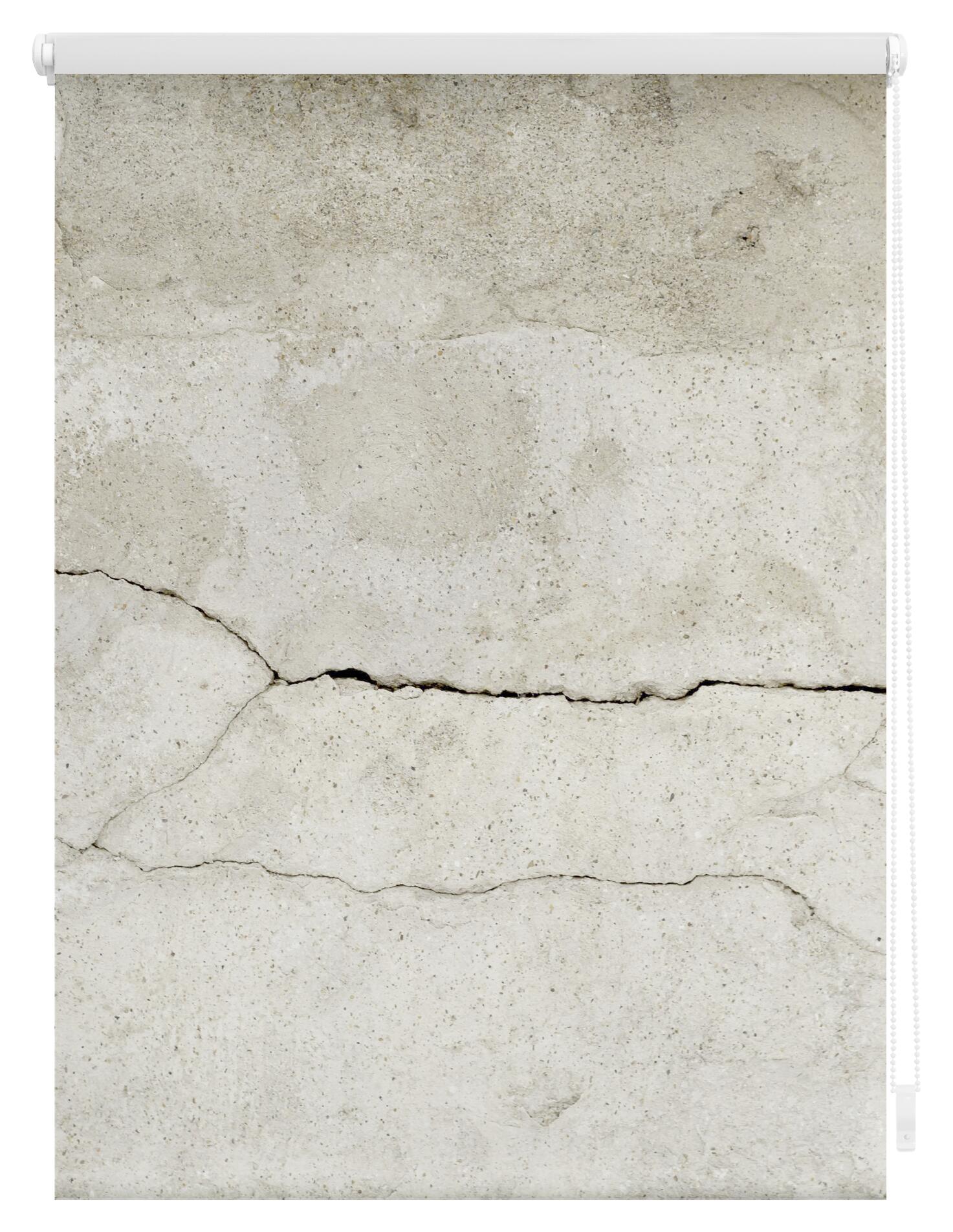 LICHTBLICK Verdunkelungsrollo Beton grau B/L: ca. 80x150 cm