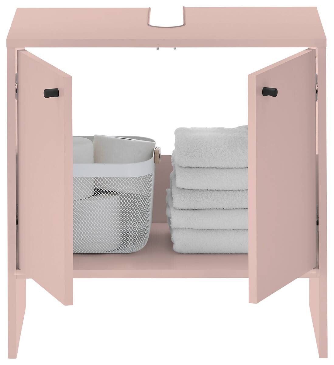 Waschbeckenunterschrank Kairo rosa B/H/T: ca. 60x60x35 cm