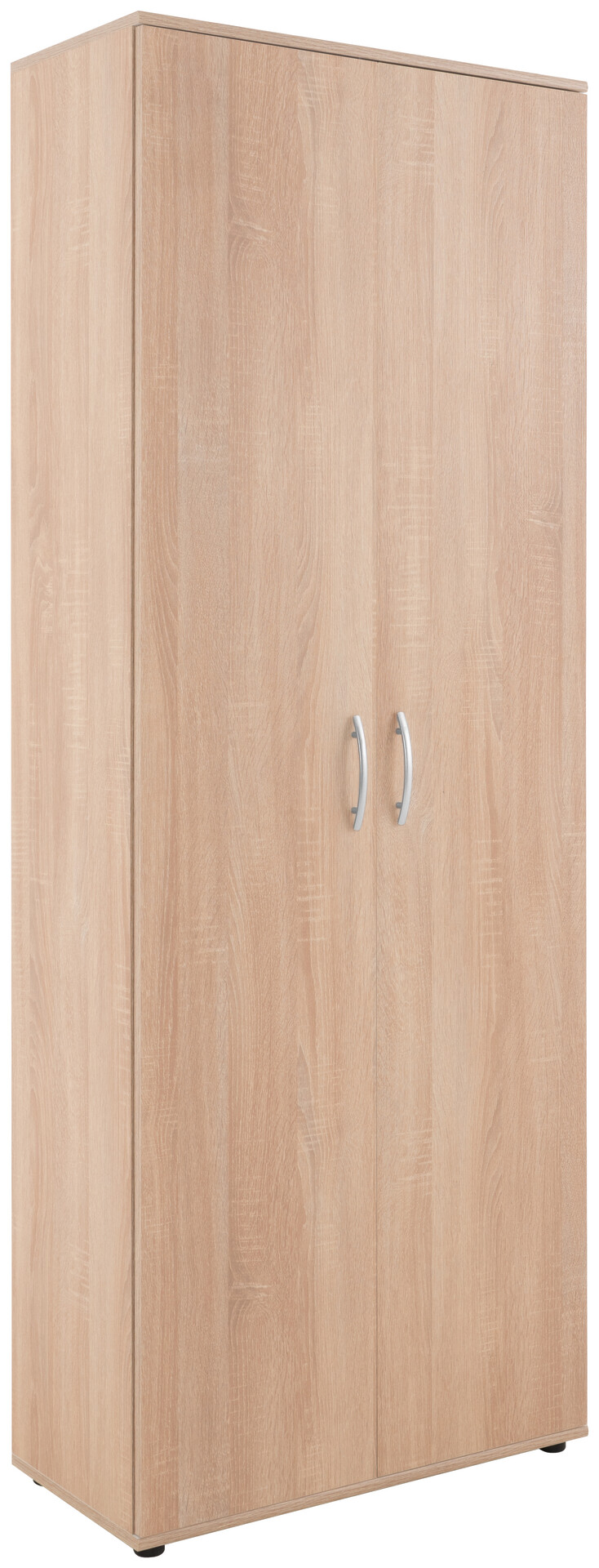 Putzschrank Andy 4 Eiche Sonoma Nachbildung B/H/T: ca. 70x187x34 cm