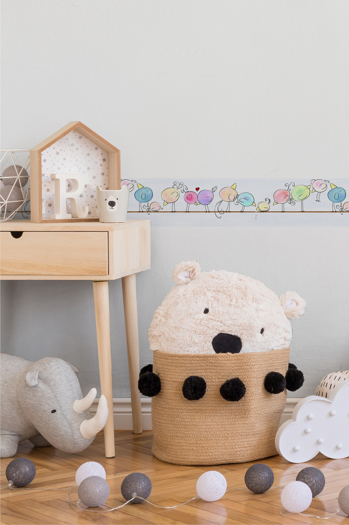 A.S.Creation Bordüre lila blau B/H/D: ca. 15,5x500x5,7 cm