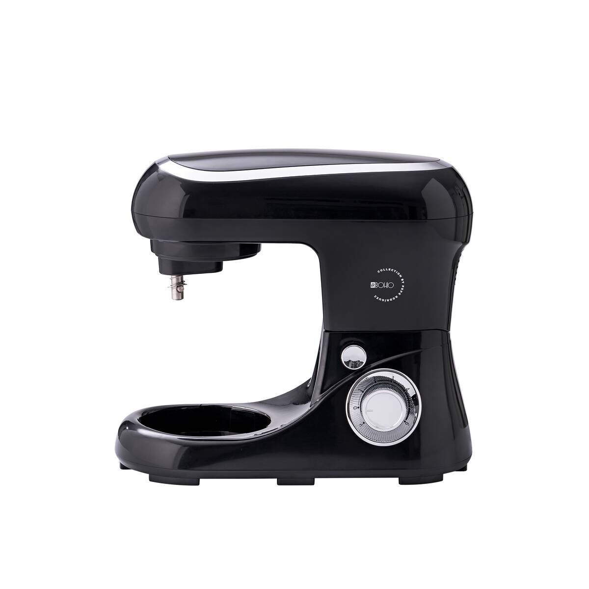 BERGNER Küchenmaschine BG-50043-BK schwarz Kunststoff Edelstahl B/H/L: ca. 23x32x39 cm ca. 5 l