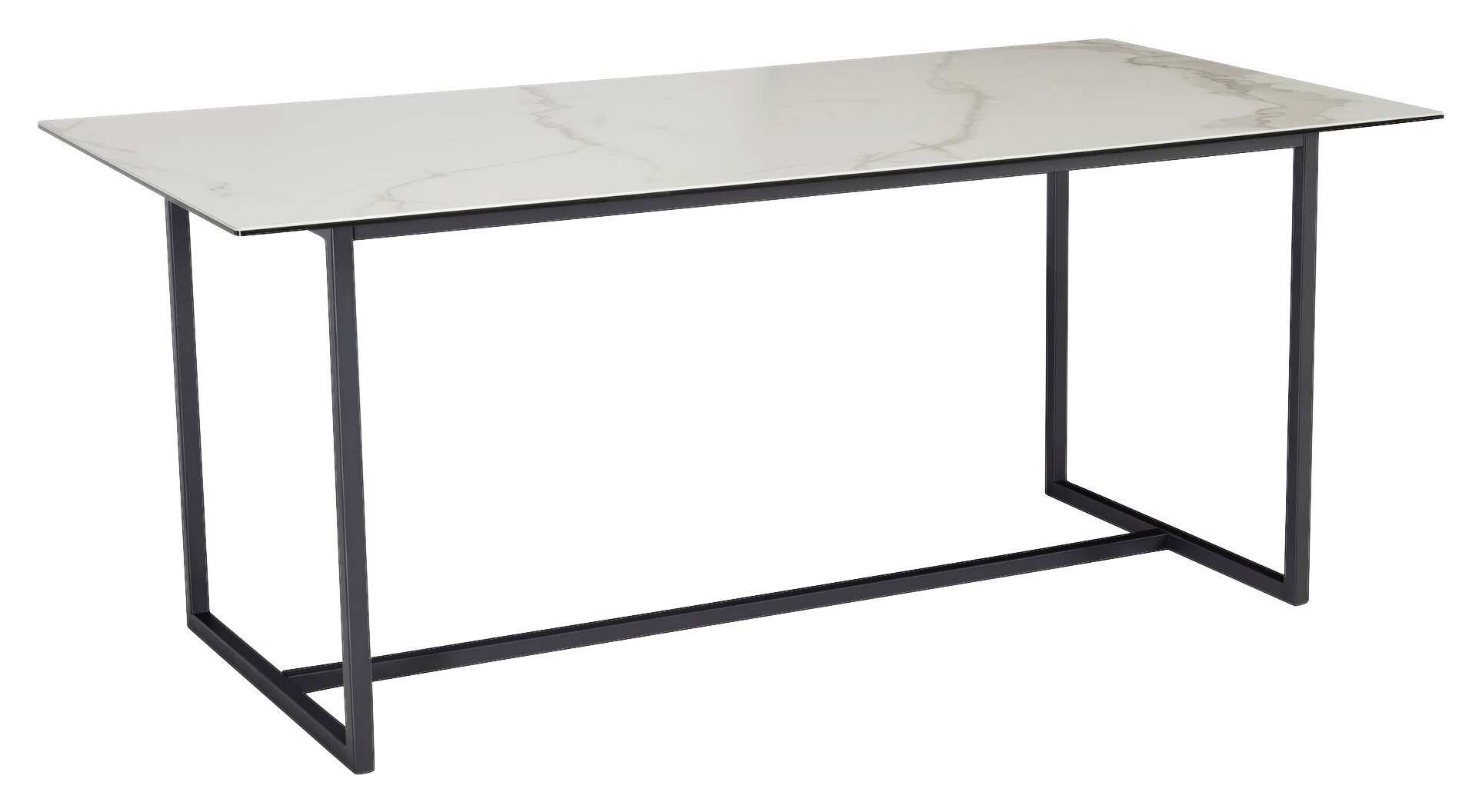 Esstisch weiß Marmor Optik B/H/T: ca. 180x76x90 cm