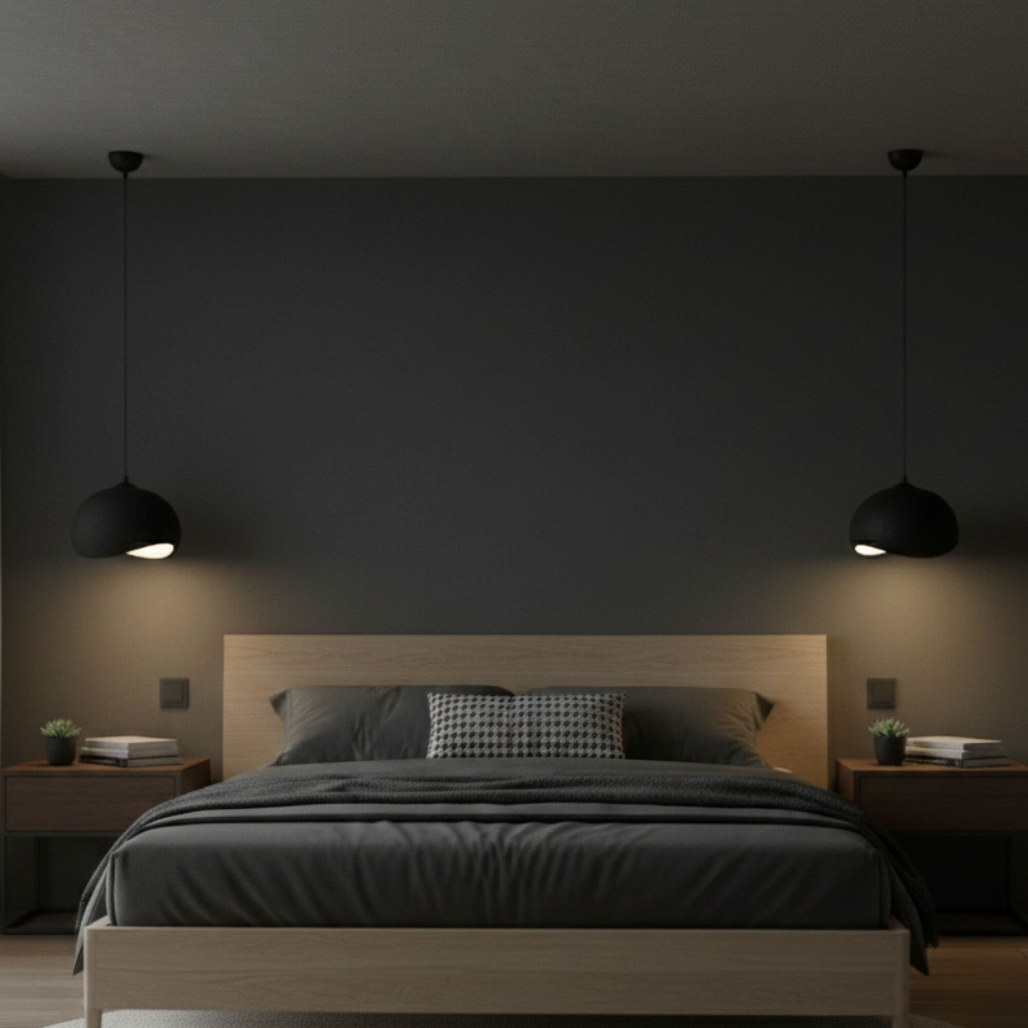 Opviq Pendelleuchte Yontu-15850-A schwarz Polyester-Mischgewebe Metall B/H/L: ca. 29x120x34 cm E27 1 Brennstellen