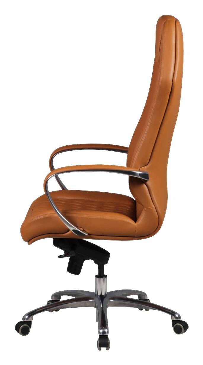 Drehstuhl braun Leder