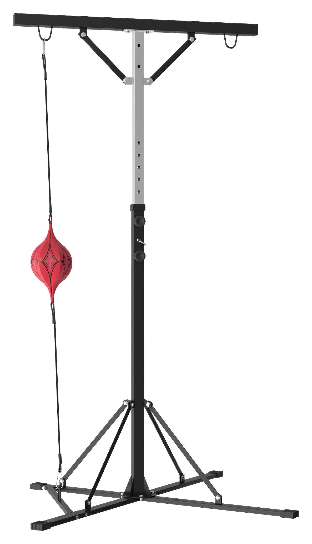 SPORTNOW Boxsackständer schwarz Stahl B/H/L: ca. 145x220x160 cm