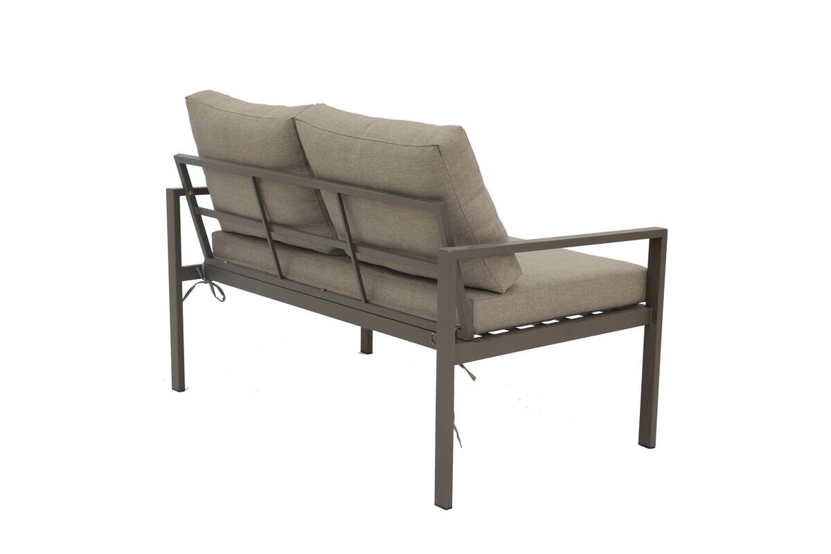 POCOline Gartensitzgruppe Toulouse braun Stahl