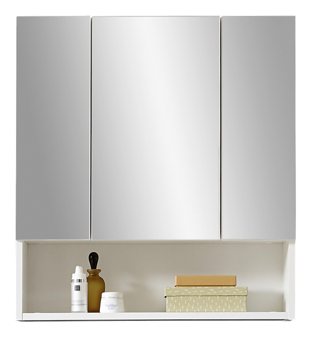 Spiegelschrank Heppo weiß B/H/T: ca. 65x71x20 cm Spiegelschrank Heppo weiß B/H/T: ca. 65x71x20 cm