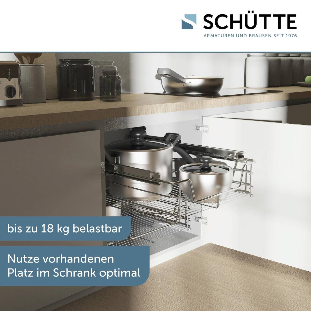 Eyckhaus Teleskopschublade Chrom Chrom Eyckhaus Teleskopschublade Chrom Chrom