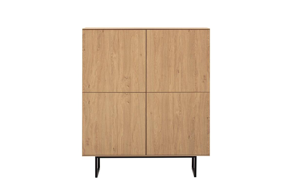 Highboard Kalmar Oak Stone Nachbildung B/H/T: ca. 115x137x40 cm