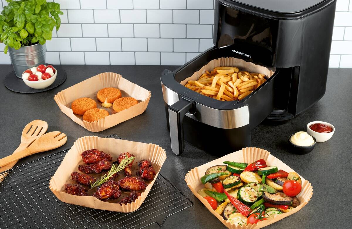 GOURMETmaxx Backpapier B/H/L: ca. 23x4,5x23 cm