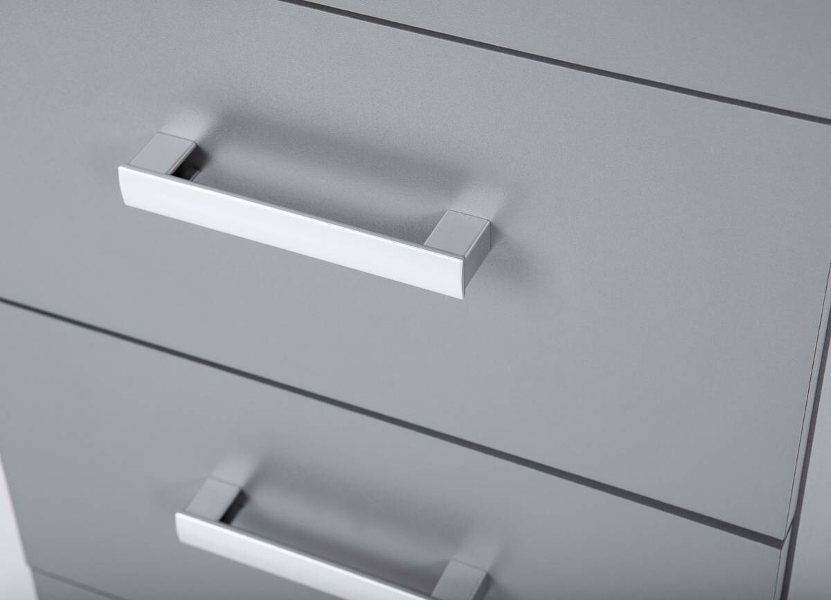 Kommode Elenzio Grafitgrau Optik B/H/T: ca. 41,2x91x40 cm