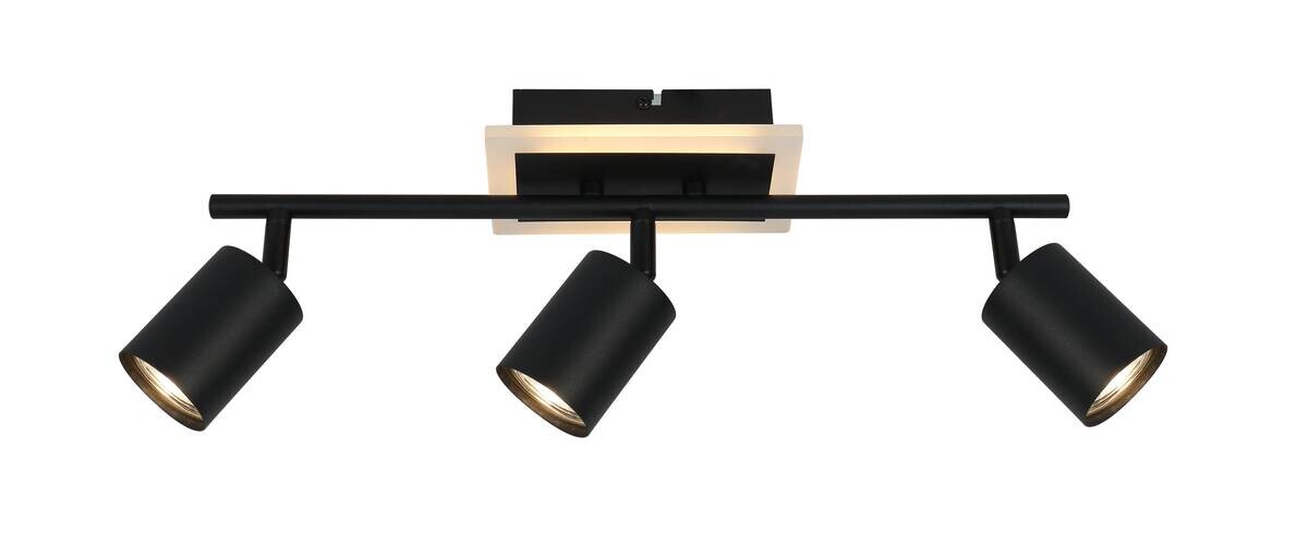 POCOline LED-Spot Akshan schwarz Metall B/H/L: ca. 9,5x16x55 cm 3 Brennstellen