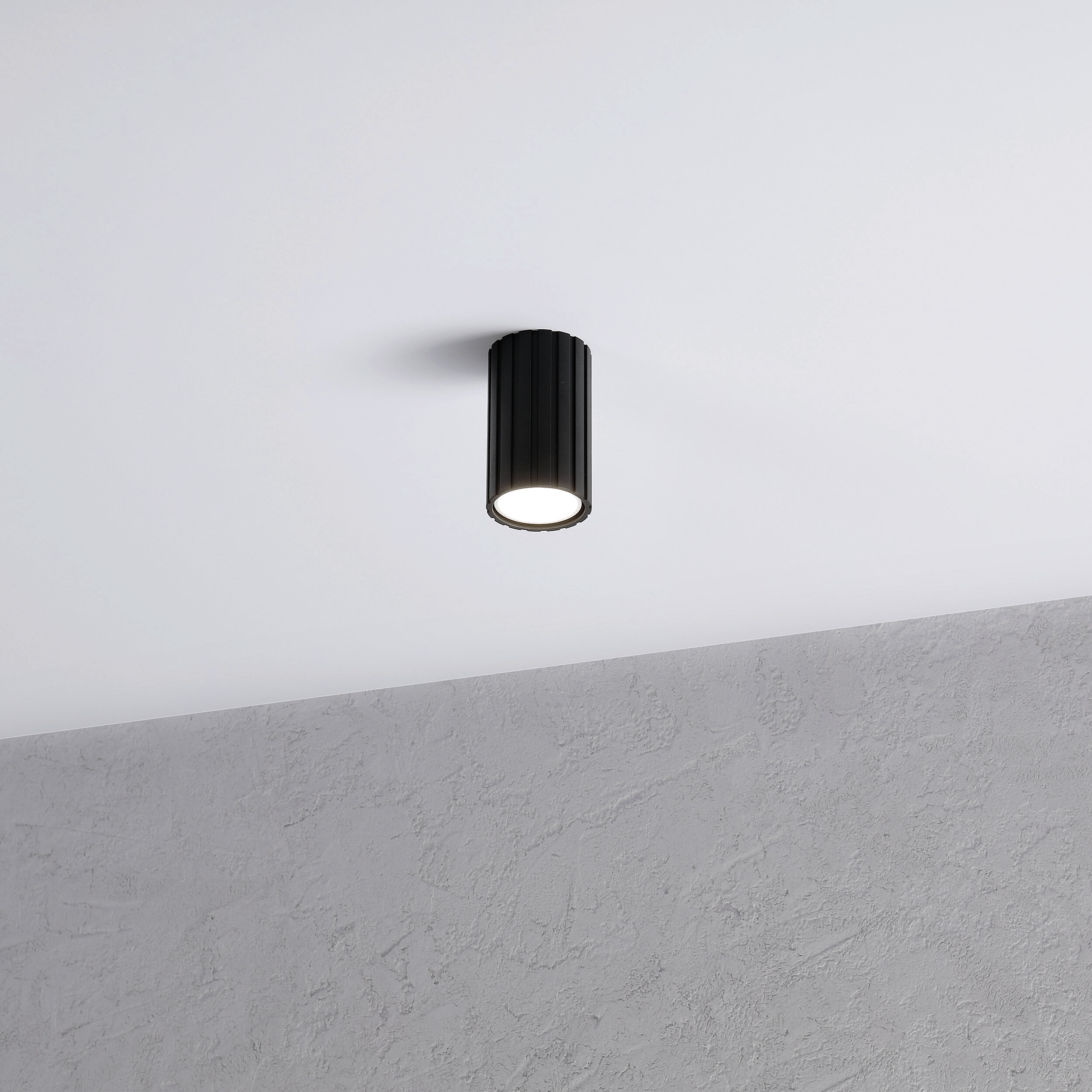 Lamkur Strahler Prisma schwarz Stahl B/H/L: ca. 6,5x10x6,5 cm 1 Brennstellen