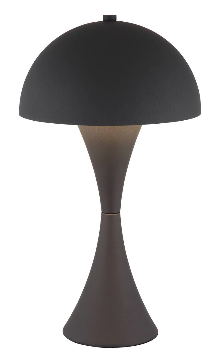 GLOBO Tischleuchte schwarz Metall H/D: ca. 36,1x20 cm E27 1 Brennstellen