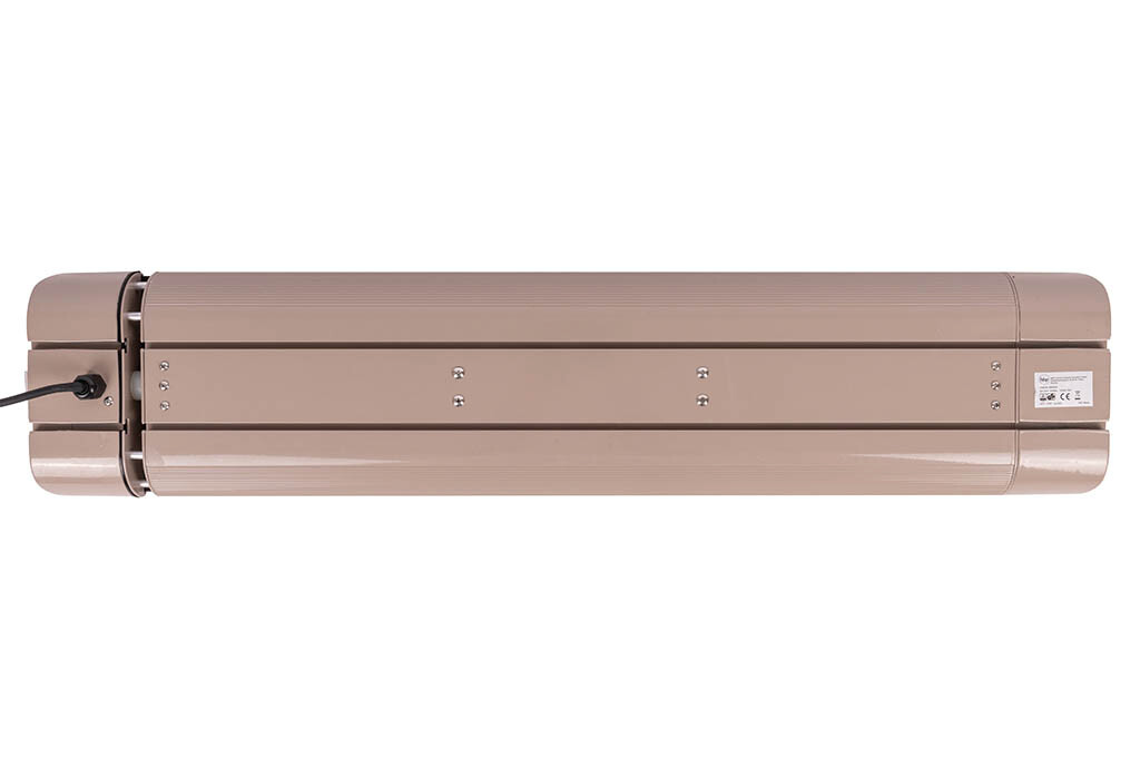 BHP Terassenheizstrahler Sibirien B992326 schwarz Aluminium B/H/T: ca. 93x20x5 cm ca. 1200 W