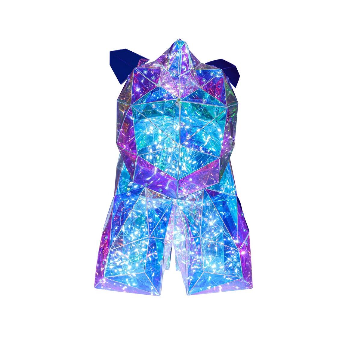 Nolo LED-Dekoleuchte Einhorn transparent Kunststoff