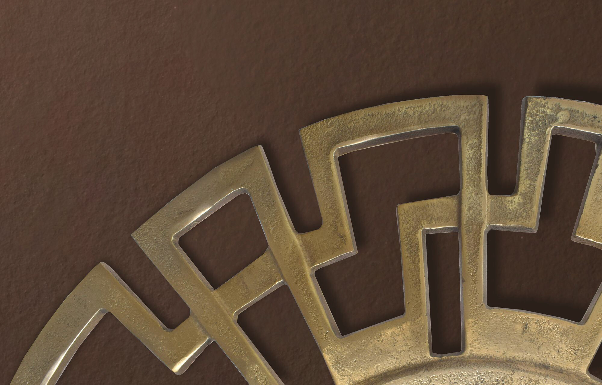 Wohnling Wandspiegel gold Metall T/D: ca. 2,5x60 cm