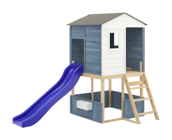 vidaXL Spielturm blau