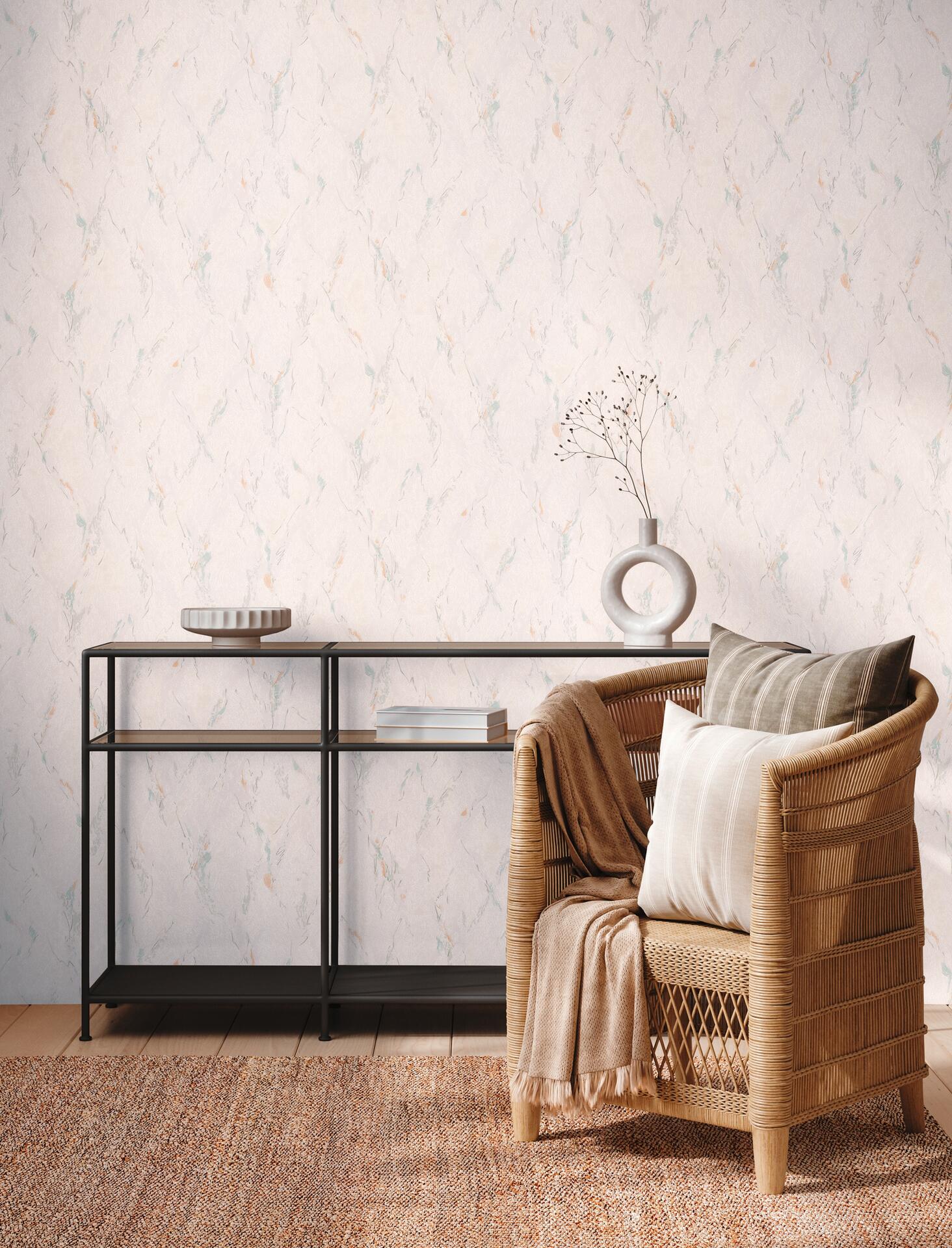 A.S.Creation Papiertapete creme B/H/D: ca. 53x1005x9 cm