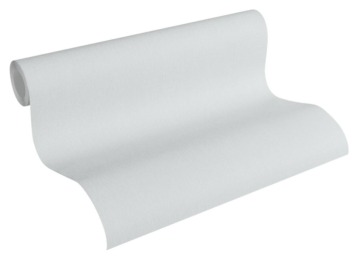 A.S.Creation Vliestapete Hygge Uni grau B/L: ca. 53x1005 cm