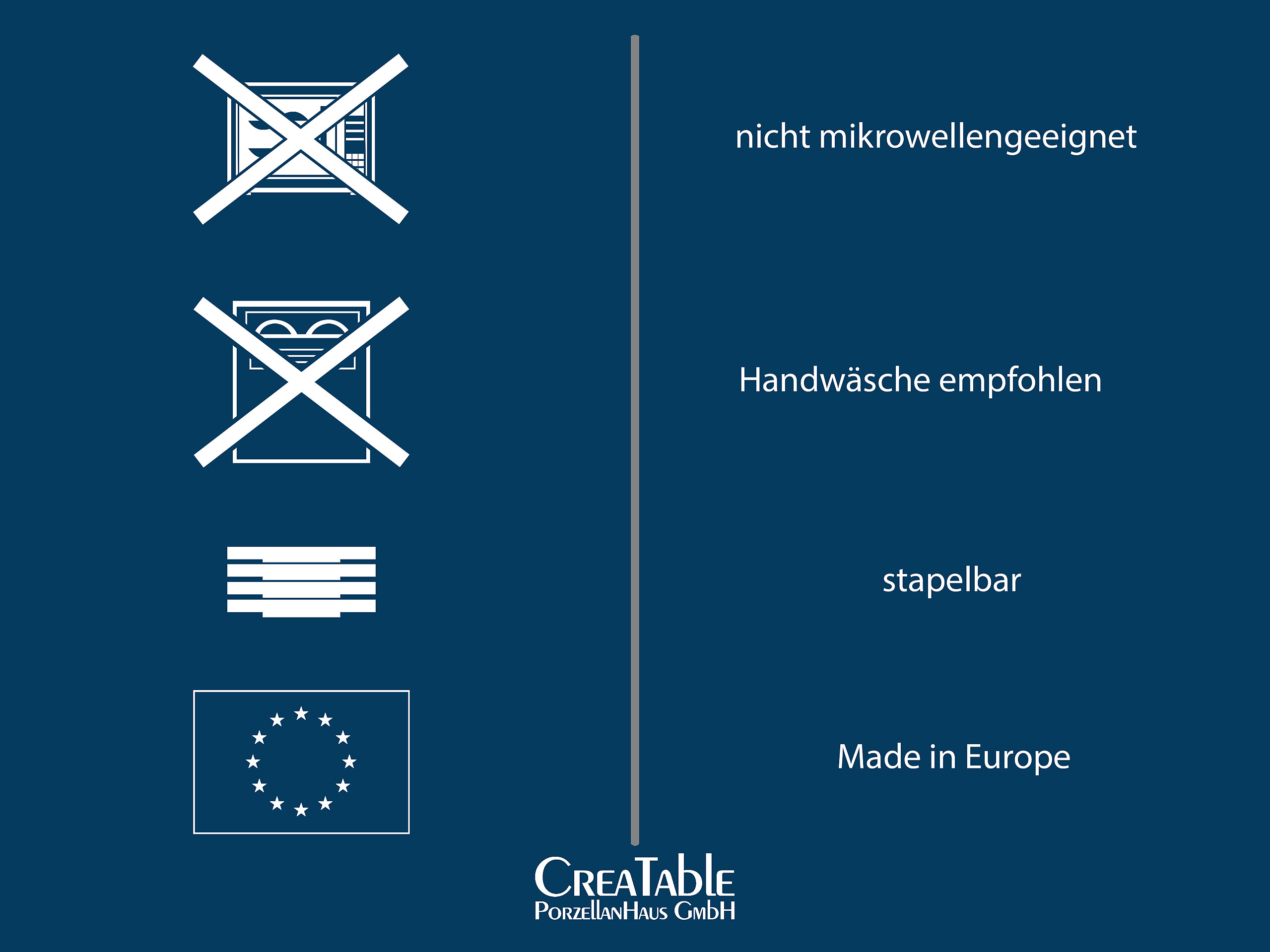 CreaTable Tafelservice Maria Theresia platin Porzellan 30 tlg.