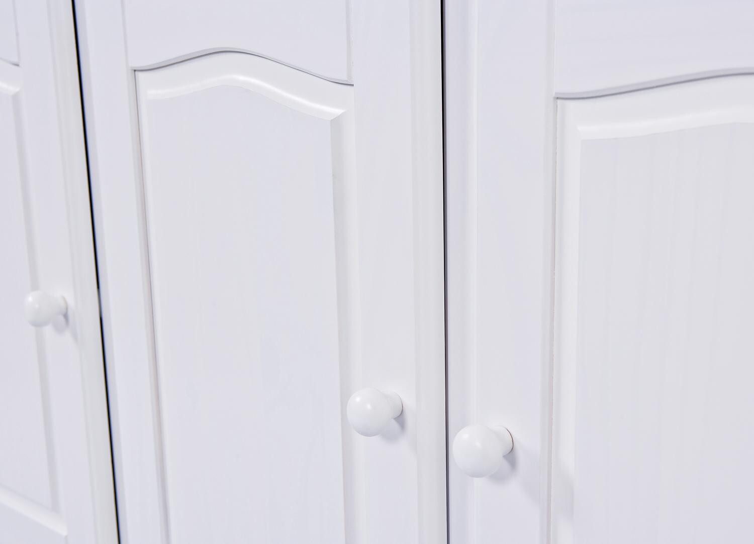 Kommode Livio weiß lackiert Kiefer B/H/T: ca. 130x87x43 cm