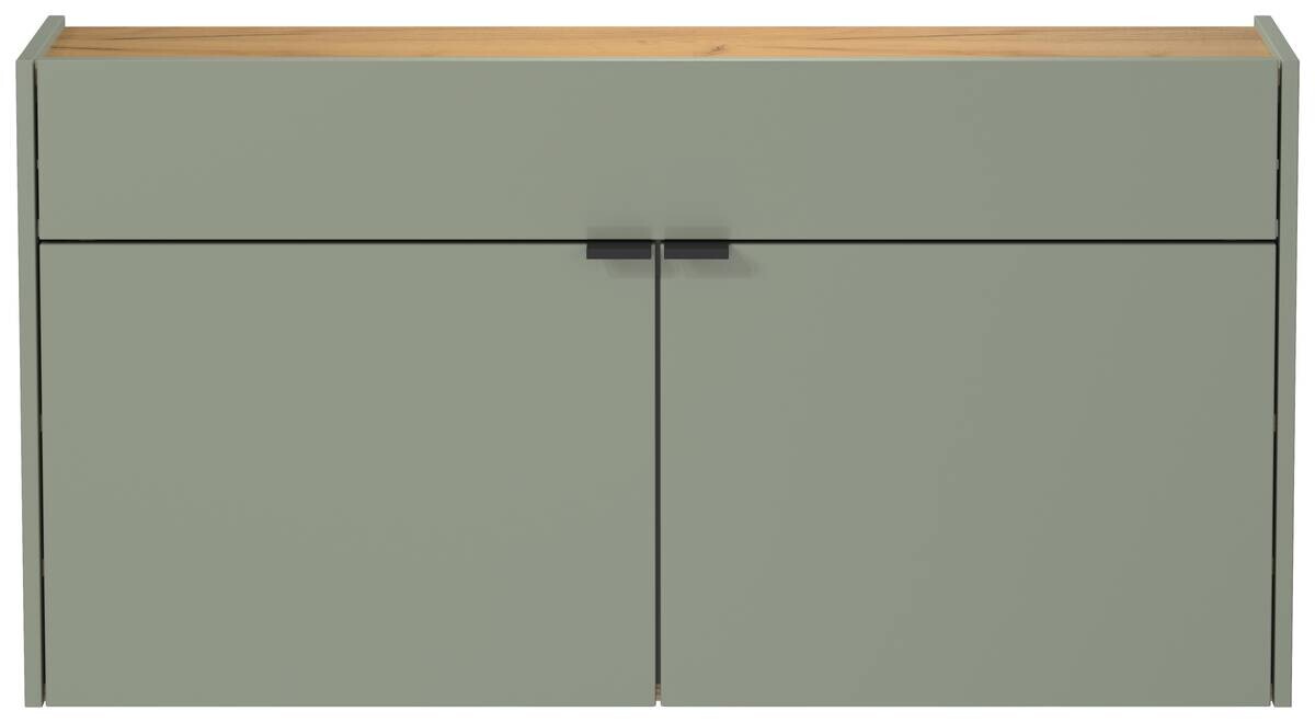 Garderobe 7937-629 grün Eiche Navarra Nachbildung B/H/T: ca. 110x200x22 cm