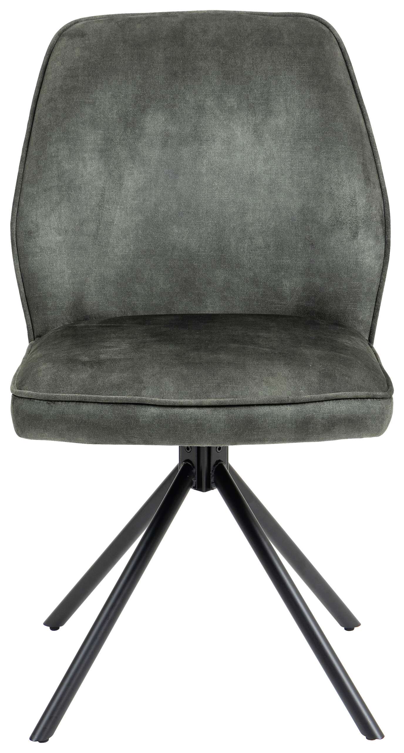 Stuhl Mailand moosgrün Microfaser B/H/T: ca. 53x89x64 cm