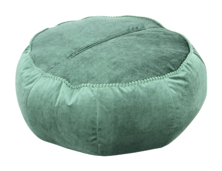 360 Living Hocker Taj Mahal 300 grün H/D: ca. 35x65 cm