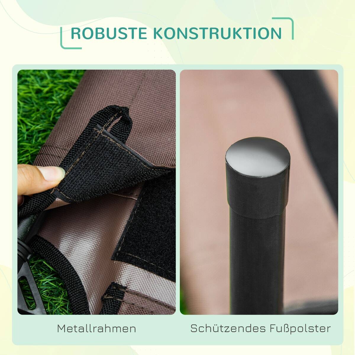 PawHut Hunde-Zubehör schwarz Polypropylen B/H/L: ca. 61x76x73 cm