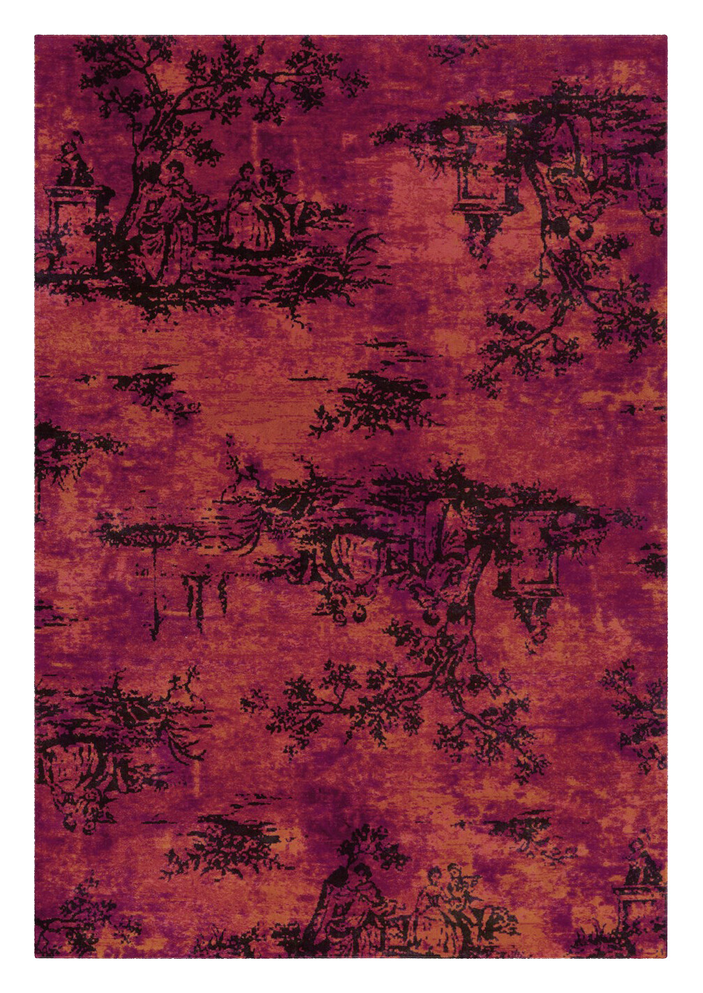 Arte Espina Flachflorteppich Vintage 5206 rot B/H/L: ca. 120x0,4x180 cm Arte Espina Flachflorteppich Vintage 5206 rot B/H/L: ca. 120x0,4x180 cm