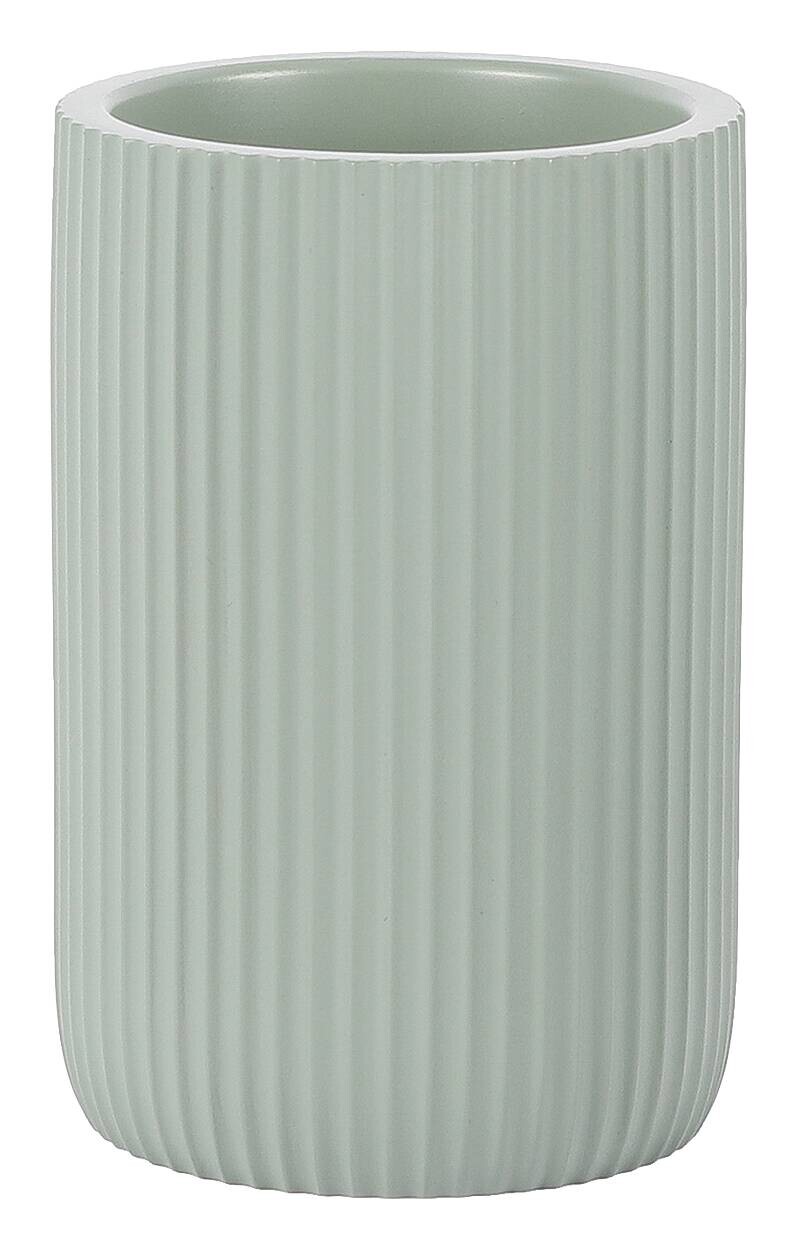 Zahnputzbecher Samos grün Polyresin