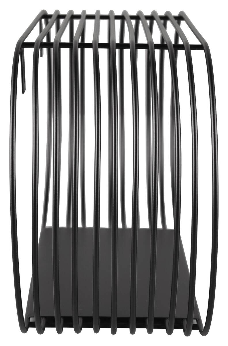 Wandregal Jessica schwarz Metall