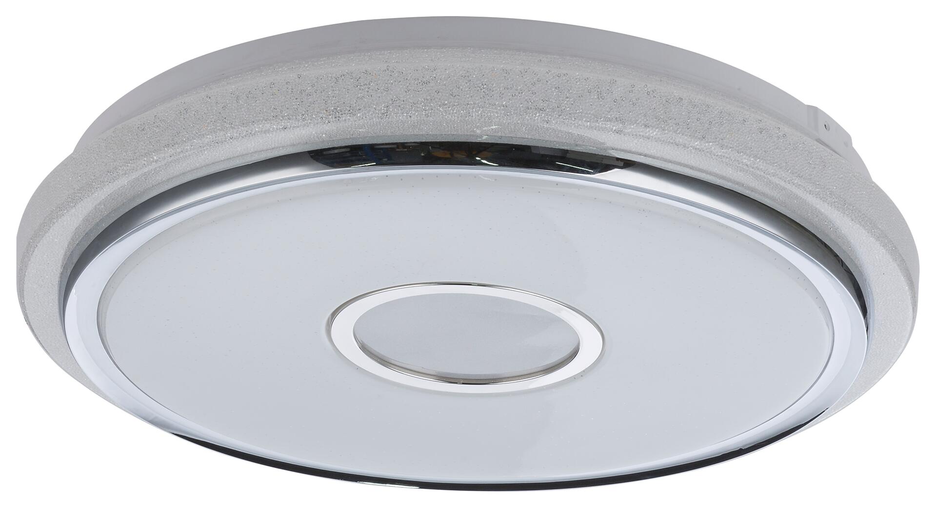 GLOBO Deckenleuchte DANI 48389-40 weiß Chrom Kunststoff H/D: ca. 9x50 cm