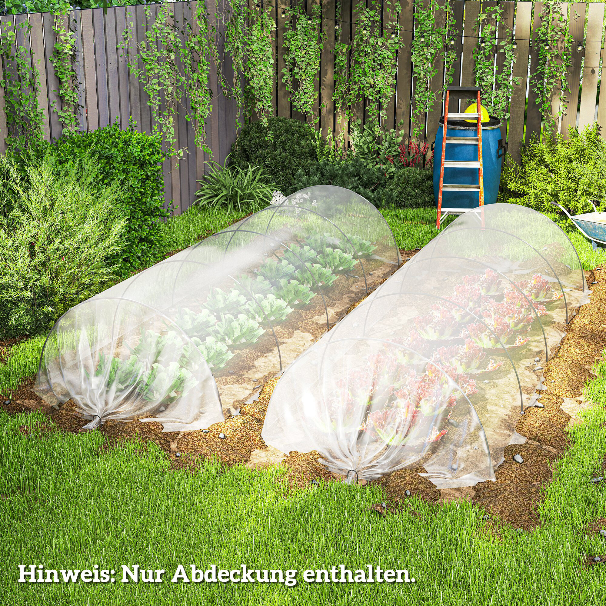 Outsunny Gewächshausfolie B/H/L: ca. 600x1x1000 cm