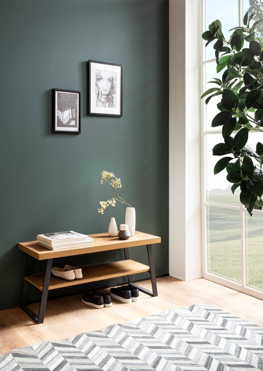 Schuhbank braun B/H/T: ca. 100x41x40 cm