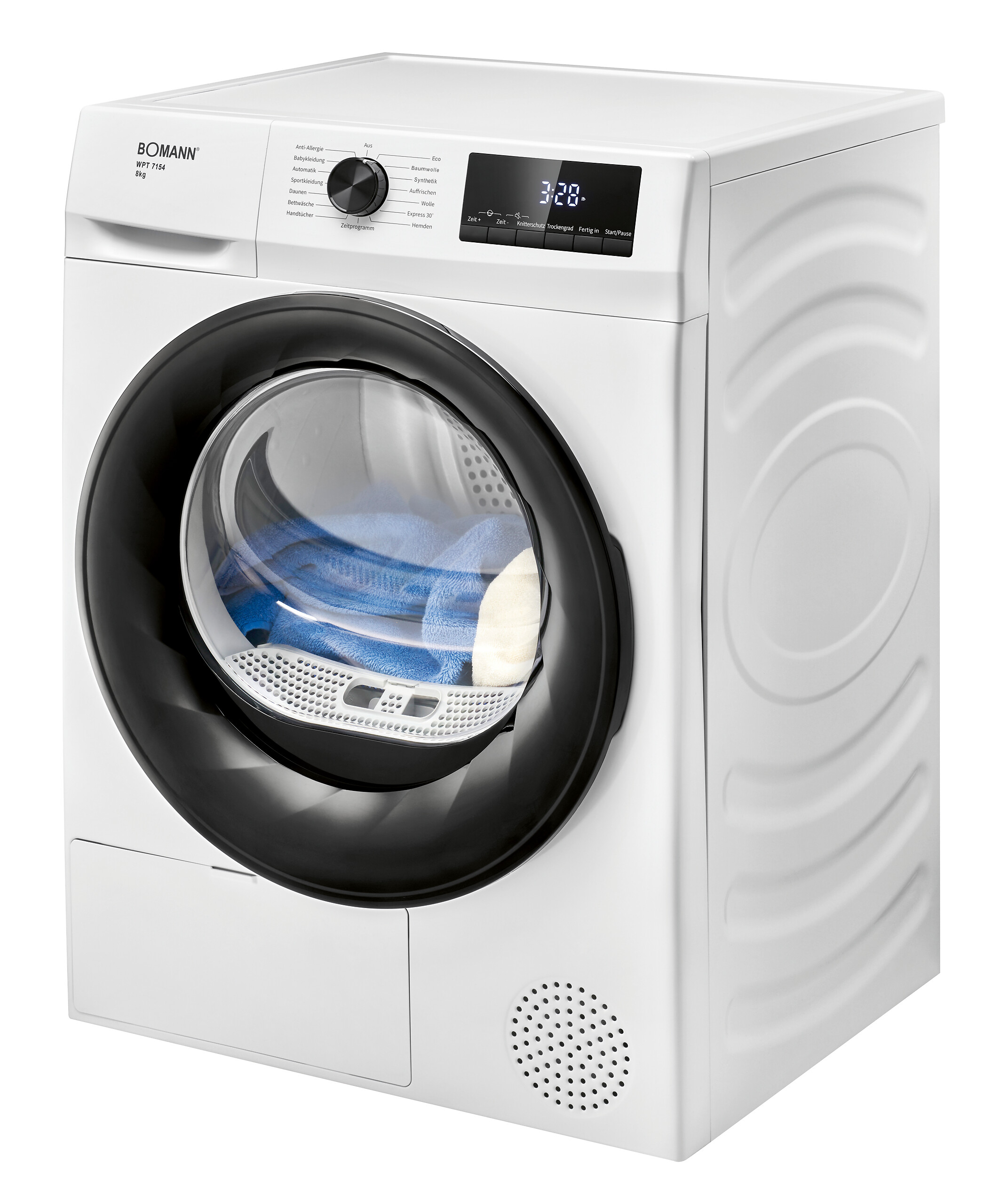 Bomann Wärmepumpentrockner WPT 7154 weiß B/H/T: ca. 59,5x84,5x58 cm ca. 8 kg