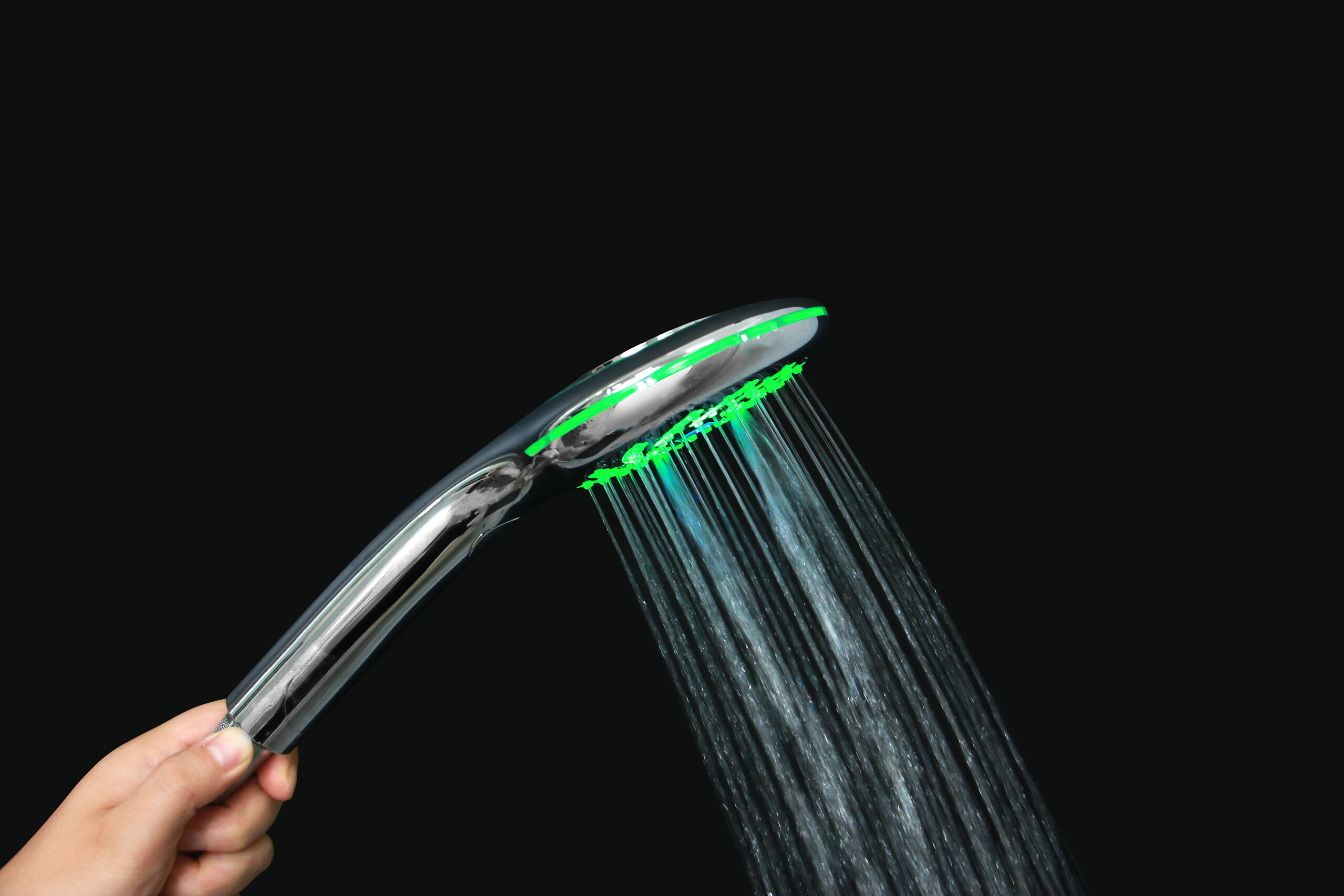 DUSCHWELL Handbrause Chrom B/H/T: ca. 13x28x3,5 cm