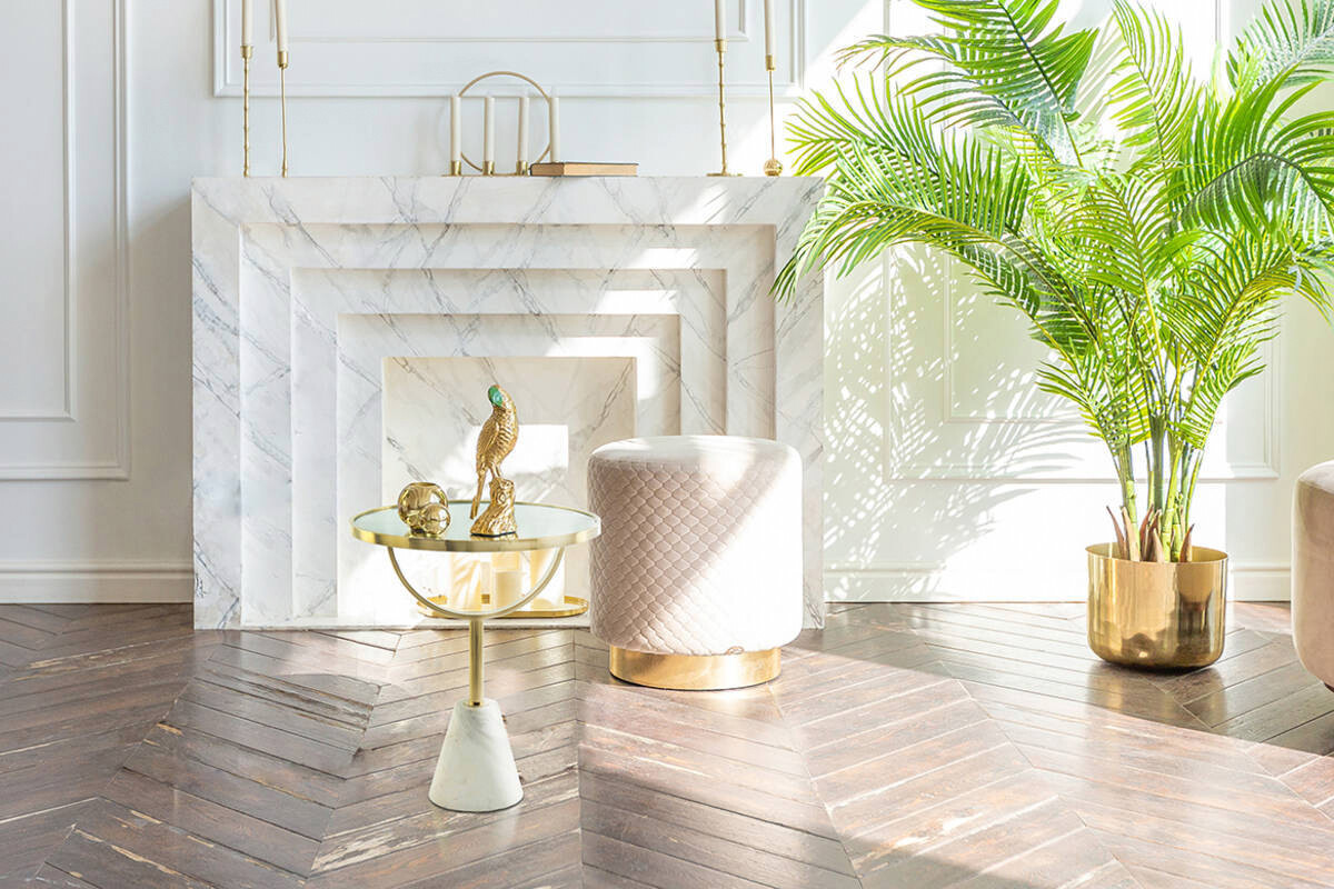 Beistelltisch Rocio 101 weiß B/H/T: ca. 46x46x54 cm