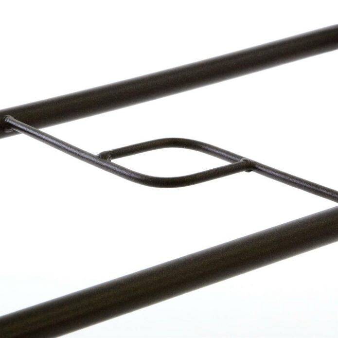 VCM Gartensitzgruppe braun Stahl B/H/T: ca. 53x73x60 cm