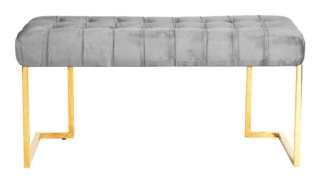 Sitzbank Rare 201 grau B/H/T: ca. 47x48x100 cm