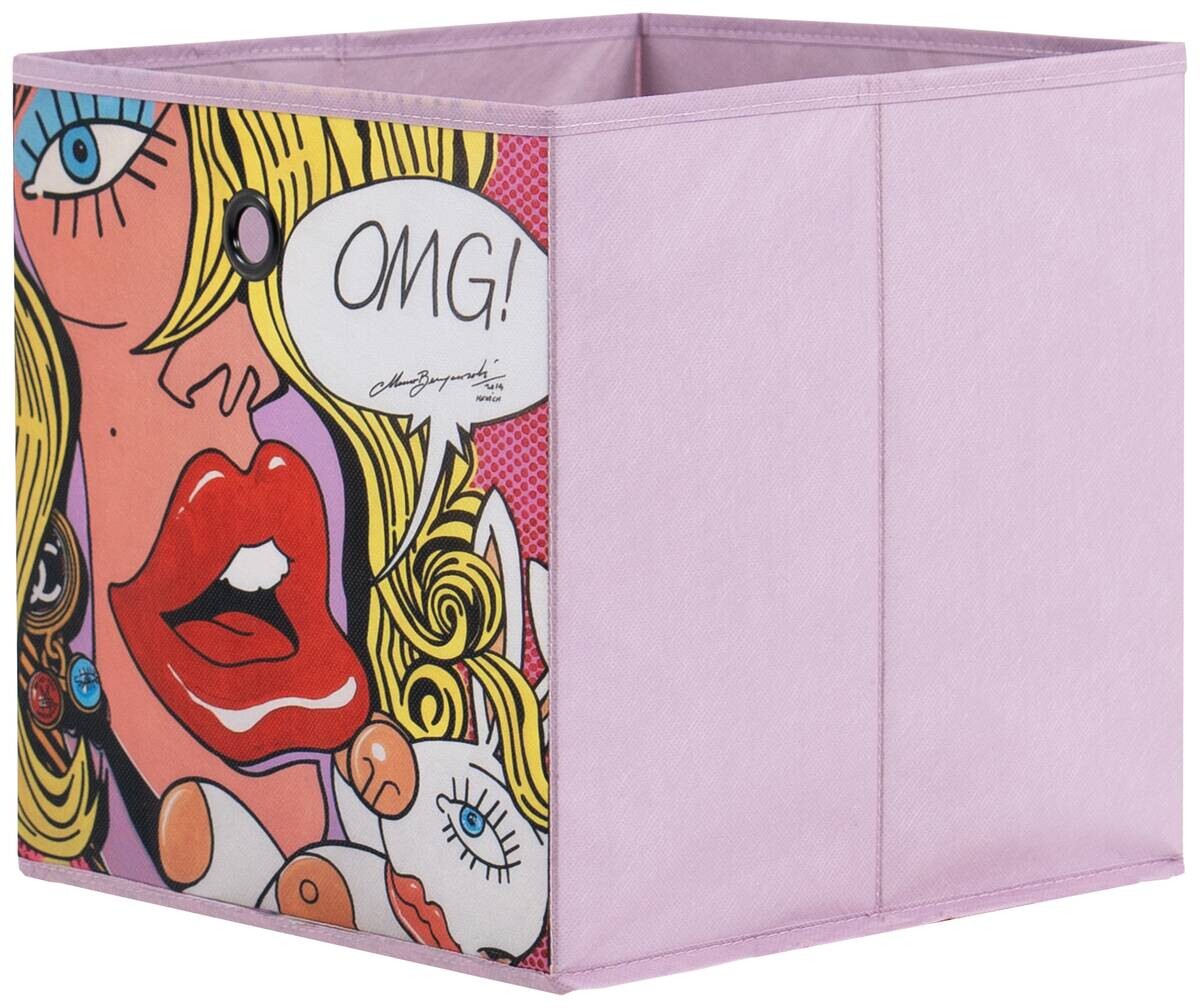 Stoffbox Stoffbox rosa B/H/T: ca. 32x32x32 cm