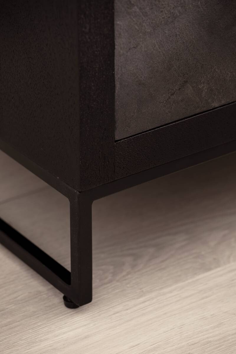 Nachtkonsole schwarz B/H/T: ca. 40x60x30 cm