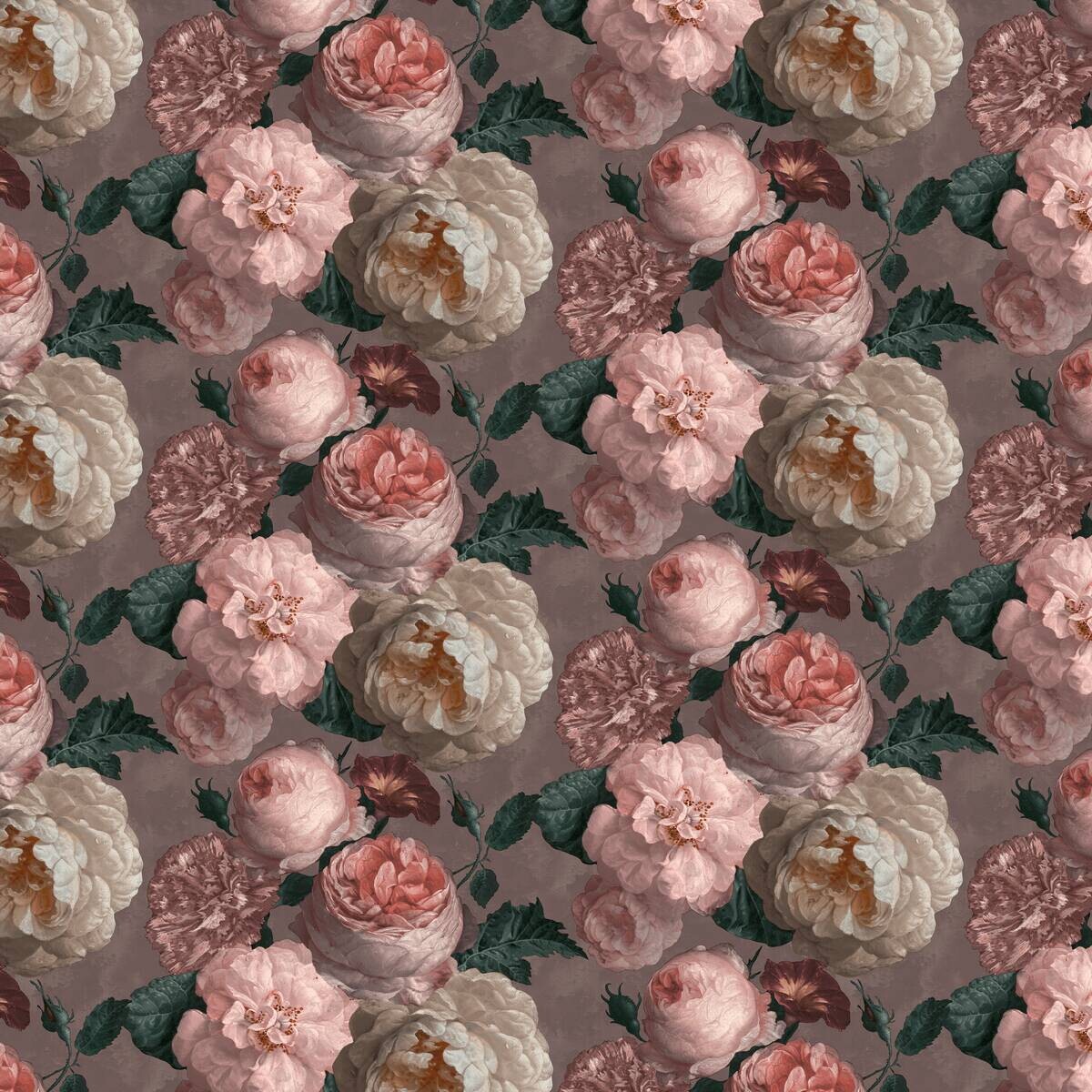 UGEPA Papiertapete grau rosa B/L: ca. 53x1005 cm