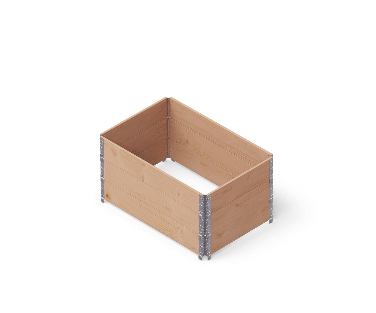 UPYARD Hochbeet INDUSTRIAL braun Holz B/L: ca. 80x120 cm