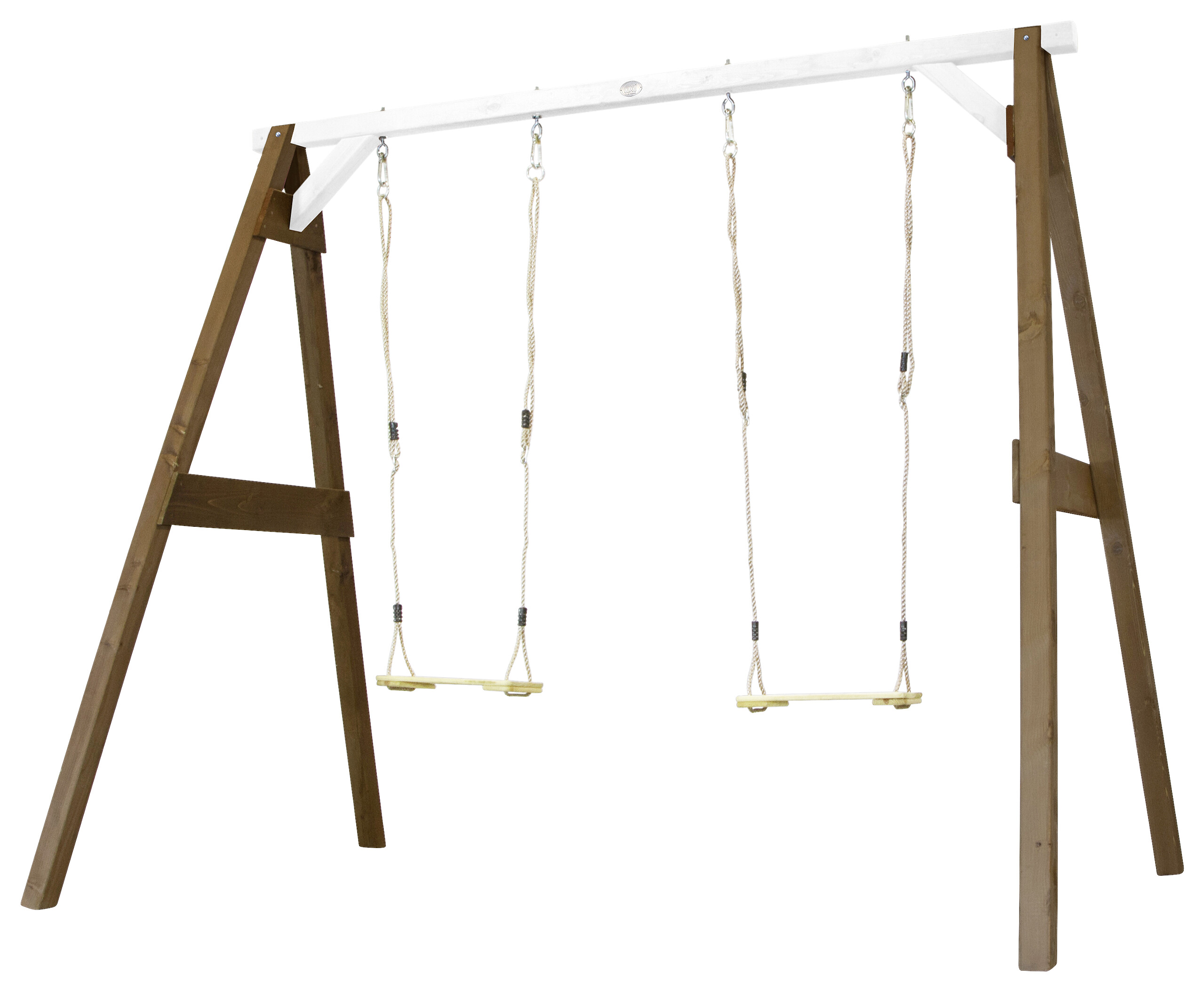 AXI Schaukel 4in1 SportsFun braun B/H/L: ca. 254x207x160 cm