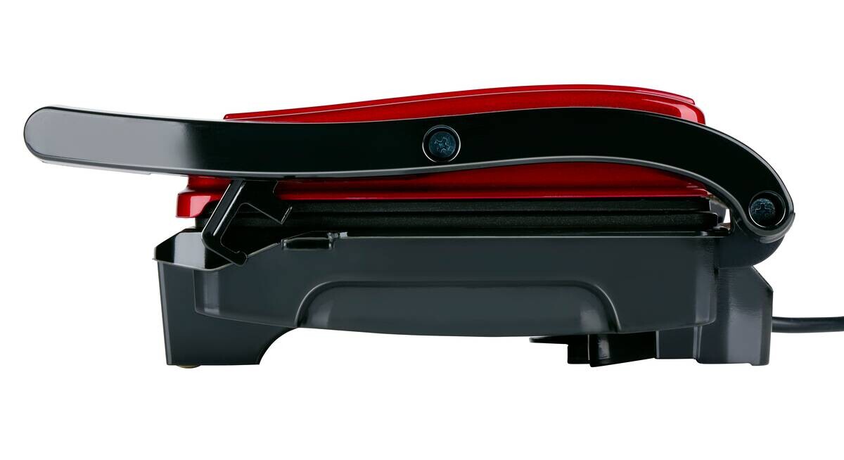 Kontaktgrill rot B/H/L: ca. 11,5x29,5x32,5 cm